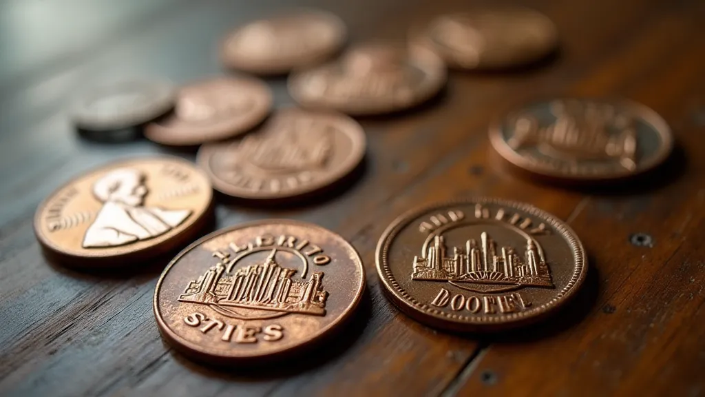 Collection of antique pressed pennies