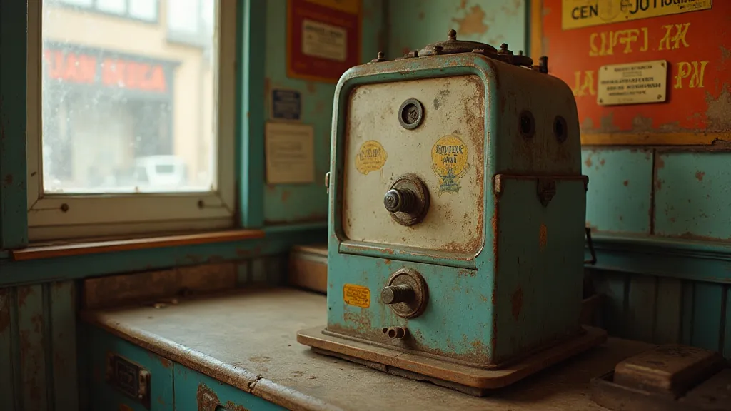 Vintage Douglas Pressed Penny Machine