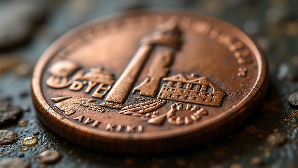 Pressed penny lighthouse design