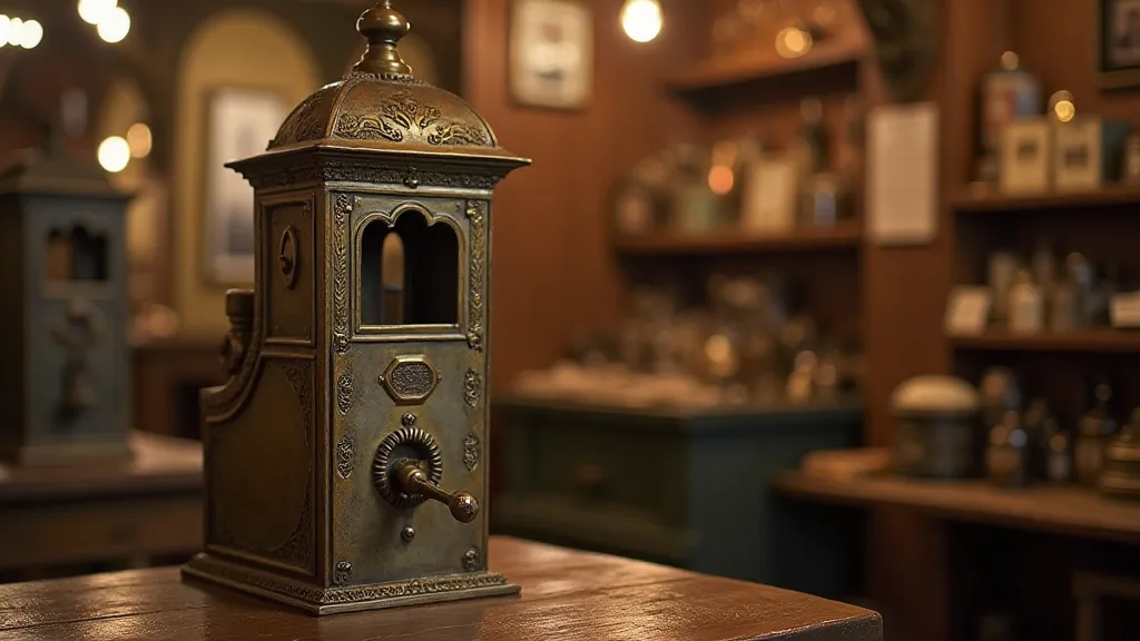 Vintage penny pressing machine